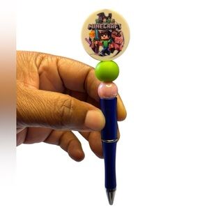 Gamers Handmade Themed Blue Pen